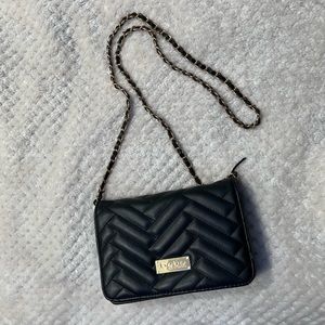 Black over the shoulder Bebe purse